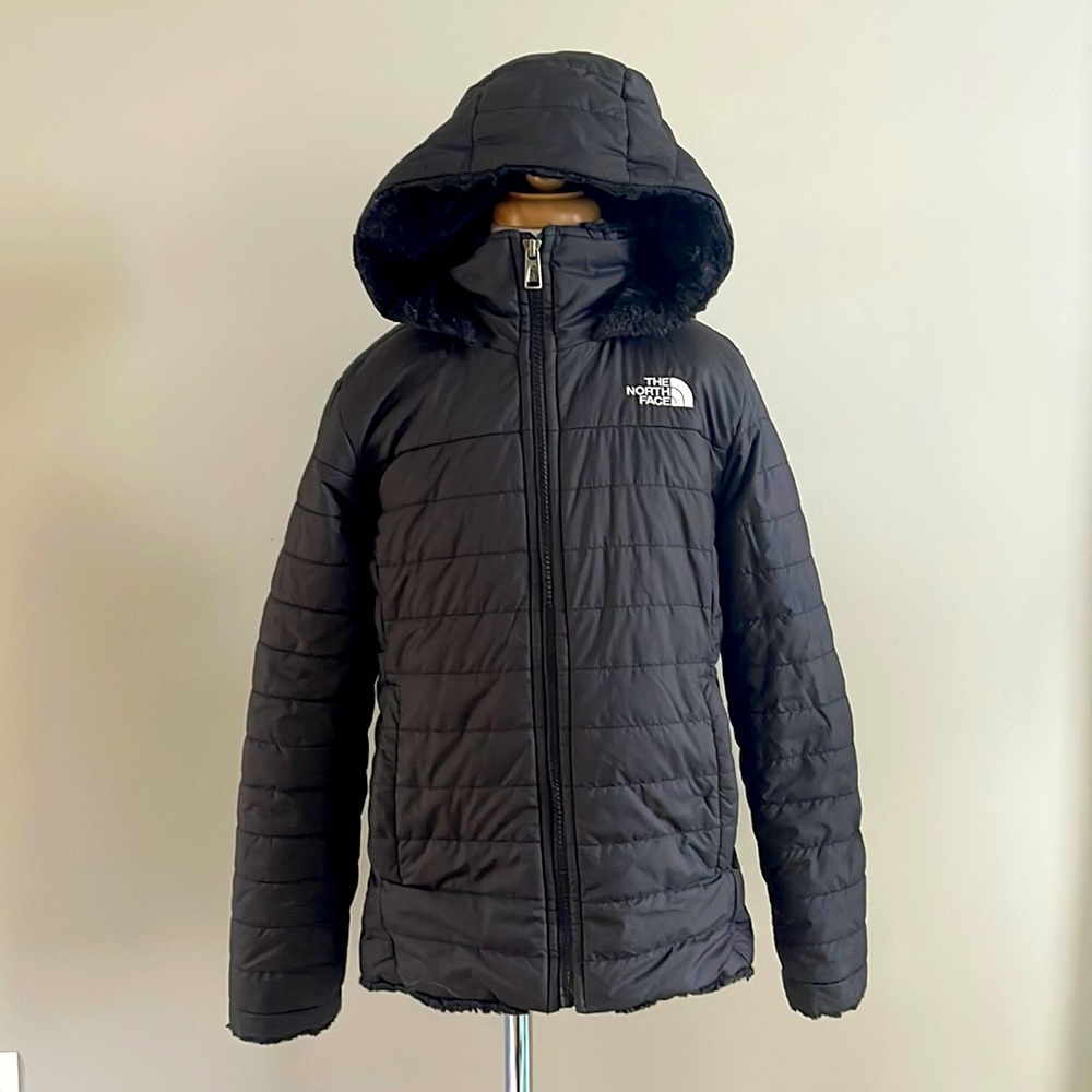 THE NORTH FACE Mossbud girls reversible hooded parka S